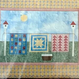 MH Designs MH605 Pattern Quilters Wash Day 15 x 20 Vintage Cozy Comfort Cabin